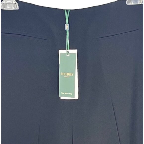 Hobbs London Wide Leg Vanessa Crepe Trousers - Black - 12 US/16 UK - Picture 7 of 9